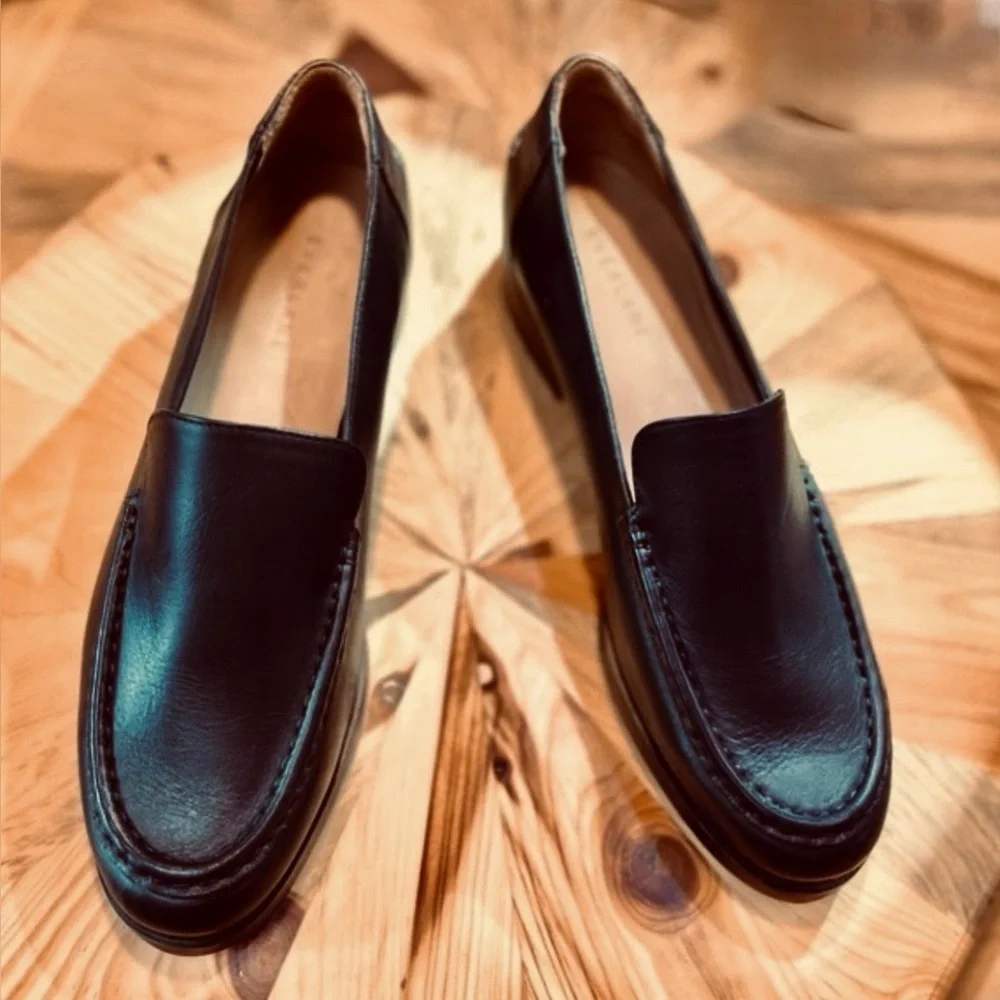 NIB Everlane The Modern Loafer in Black, Genuine Leather, Tapered Toe, Size 5 - Picture 7 of 16